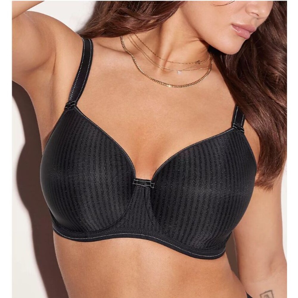 Freya Idol Balcony T-shirt Bra 36G NWOT Black